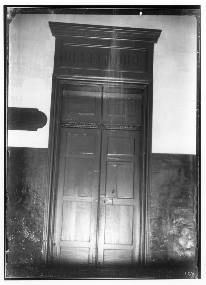  Photo 19 of 66 Prison Saint-Lazare, interior view, refectory door